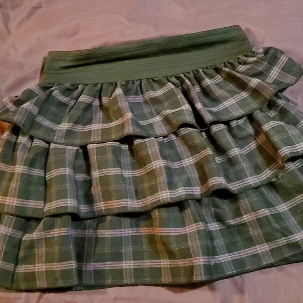 French Atmosphere Ruffled Mini Skirt